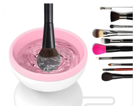 Cepillo de maquillaje eléctrico portátil